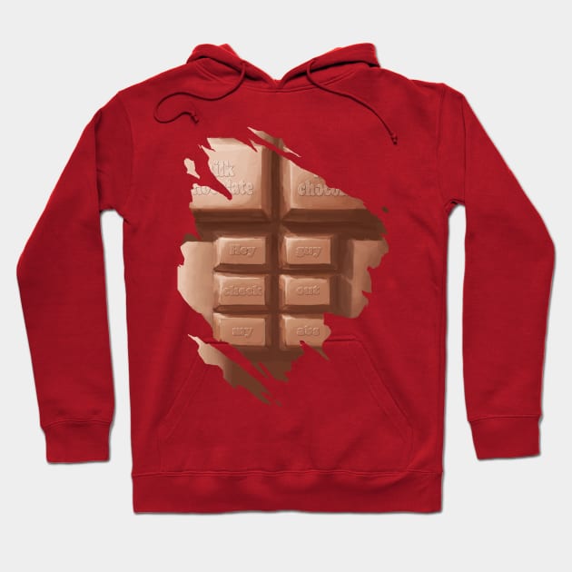 Abs of milk chocolate Hoodie by Greg0rPlotvin